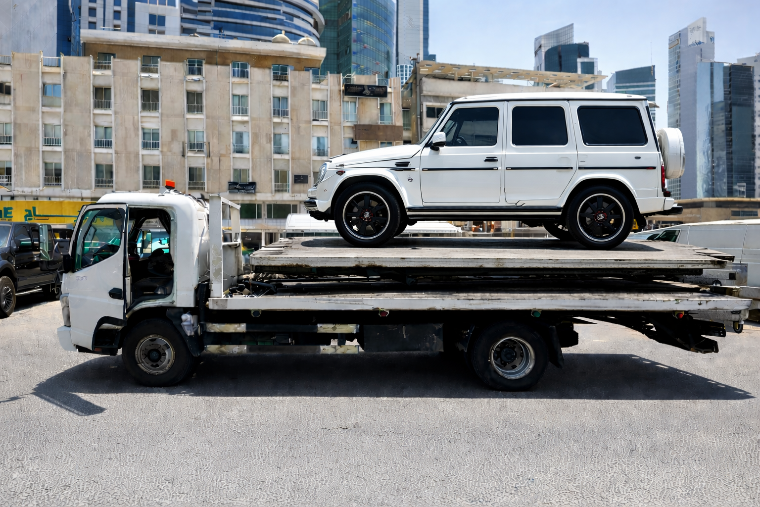 ونش سطحة سيارات الكويت 24 ساعة 60049165 بدالة ونشات كرين